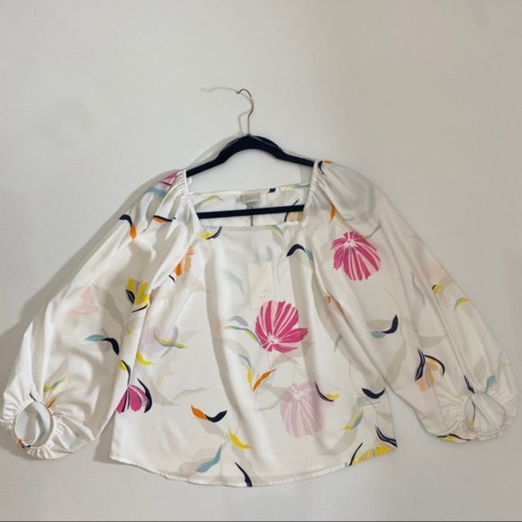 A NEW DAY Long Sleeve Floral Print Blouse Size XL - Picture 12 of 15